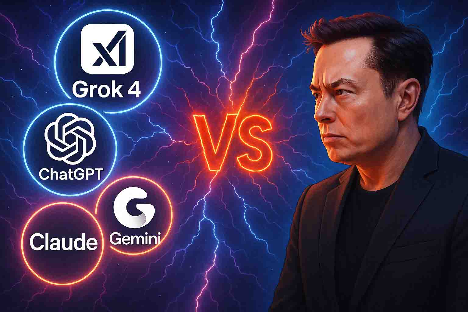 Grok против конкурентов.